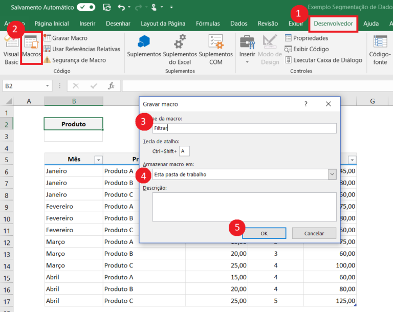 Segmentação De Dados No Excel 3 Dicas Para Filtrar Os Dados Dashboard Design