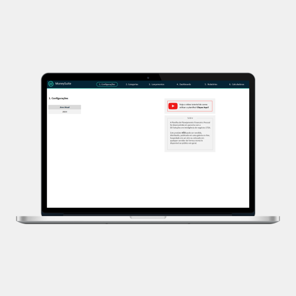 Planejamento Financeiro Pessoal - Configuração