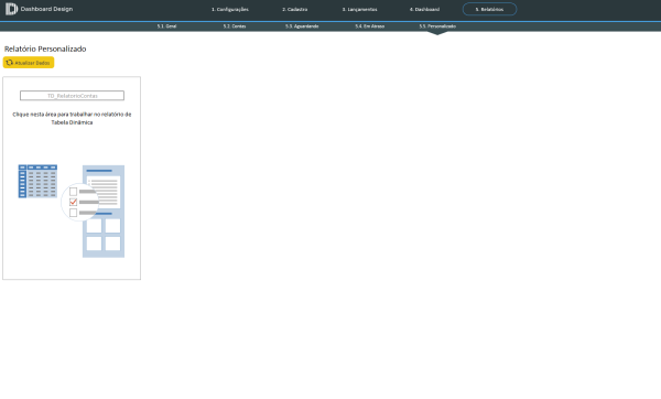Planilha Excel de Contas a Receber - Relatório Personalizado