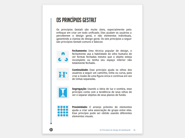 Ebook Os Princípios do Design de Dashboards - Gestalt