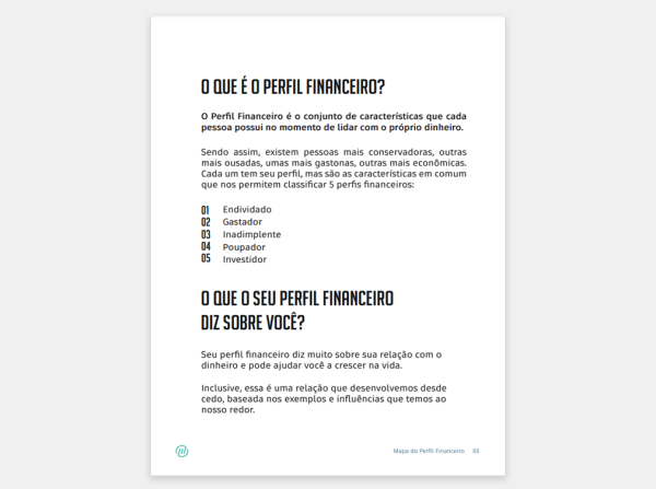 Ebook - Guia do Perfil Financeiro - Difinição