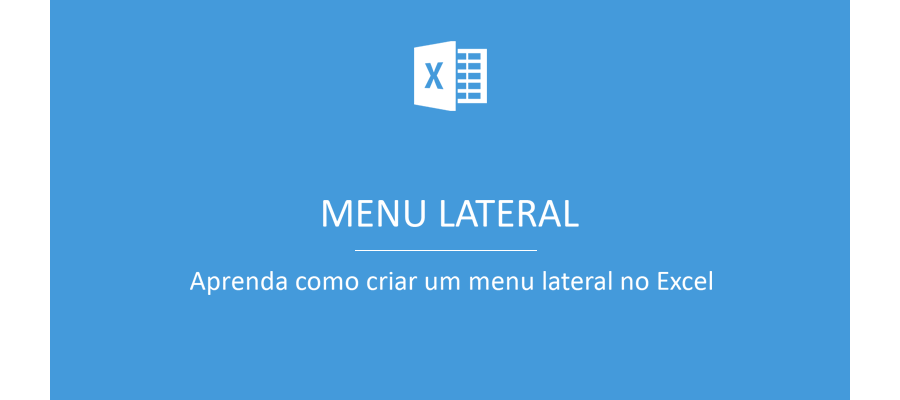 Menu Lateral no Excel - Arquivo de Exemplo
